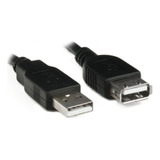 Cabo Extensor Usb 2.0 A Macho X A Femea 3 Metros Pc-usb3002