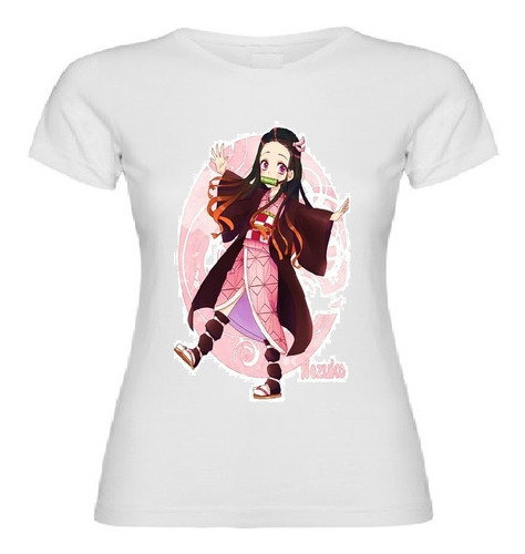 Camiseta Demon Slayer Camiseta Nezuko Kamado Anime