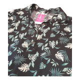 Camisa Hawaiana Pupera Mujer Manga Corta