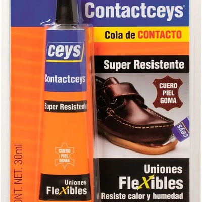 Adhesivo de Contacto Ceys Uniones Flexibles 30ml para Múltiples Materiales | MercadoLibre