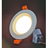 Foco Embutido Led 5w Cob Pavonado Bisel Blanco