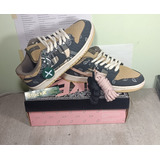 Tenis Travis Scott Dunk Sb Low Con Accessorios 