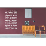 Vinil Decorativo  Palabras Love 