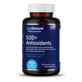 Sod Superóxido Dismutasa 400 Mg Antioxidante Hecho En Usa Sabor S/n