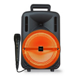 Parlante Mlab Street 3 8707 Bluetooth Karaoke 2000w Naranja