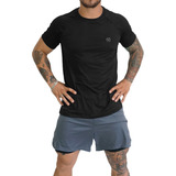 Kit Blusa E Shorts Dry Fit Masculino Fitness Academia Treino