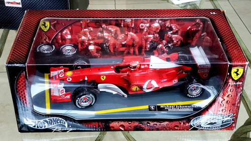 Michael Schumacher Ferrari F2003 Campeon Hot Wheels Esc 1/18