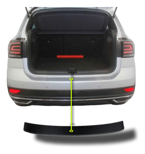 Protector Cubre Baul Volkswagen T-cross Carbono Accesorio 