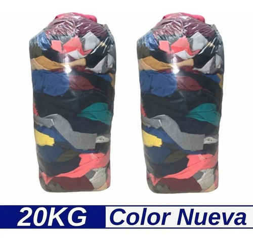 Trapo Limpieza Industrial - Algodón 100% Color Nuevo 20 Kg