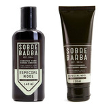 Kit Barba Shampoo E Condicionador Barba Branca Sobrebarba