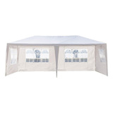 Gazebo Plegable Guardecor Carp-01 6m X 3m X 2.5m - Blanco