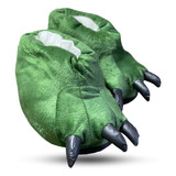 Pantufa Garra Verde Musgo 3d Original Oferta Especial Rg  