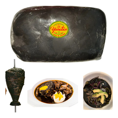 1kg Recado Negro Artesanal Marca De Yucatan Para El Mundo | MercadoLibre