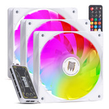 Kit 3 Cooler Fan 120mm Rgb Argb Controladora Pc Gamer Cpu