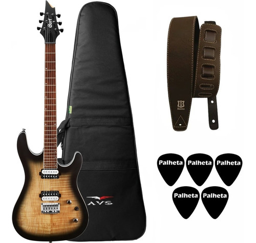Guitarra Cort Kx300 Oprb Open Pore Raw Burst + Kit
