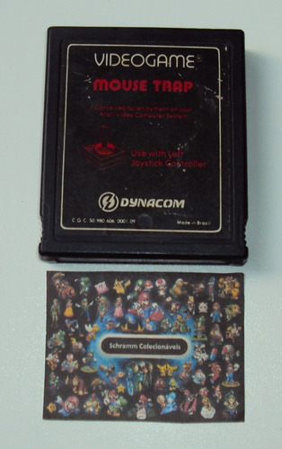 Mouse Trap - Dynacom Compatível Com Atari 2600 - Funcionando