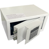 Cofre Pequeno Digital Eletronico Para Armas Gold Safe Cor Branco