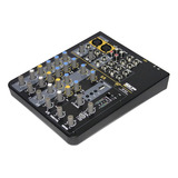 Mesa De Som Usb Profissional 6 Canais Skp Vz 6.2 Mixer 220v 