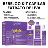 Kit Capilar Para Todos Os Tipos De Cabelo Kit Bebeloo Uva!!!