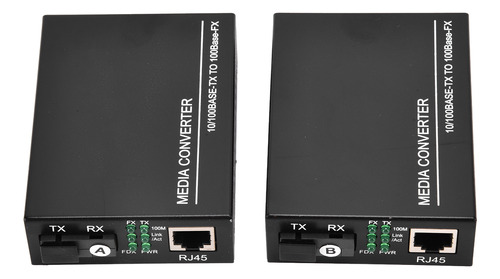 Transceptor De Fibra Óptica Ethernet Sc/fc Media Converter
