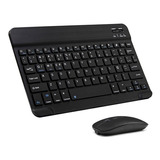 Teclado Português Br + Mouse Para Tab A7 S6 S7 iPad 7 8 9