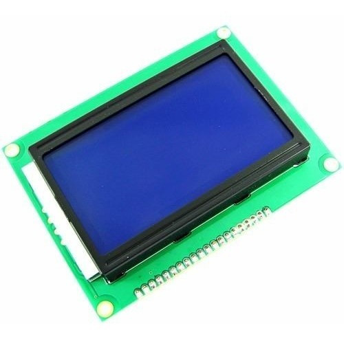 Lcd Grafico 128x64 Glcd Arduino Diplay Blue Screen St7920