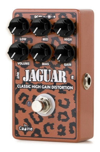 Pedal Guitarra Caline Jaguar Distortion High Gain + Nf+ Gtia