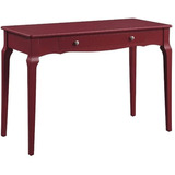 Acme Furniture Alsen - Escritorio, Acabado Rojo