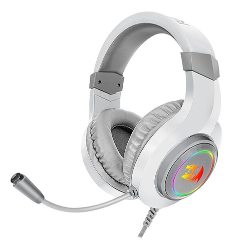 Headset Gamer Redragon Hylas Lunar White Rgb