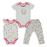 Set Disney Baby 3pz Diseño Bambi 2 Pañaleros Y 1 Pantalón