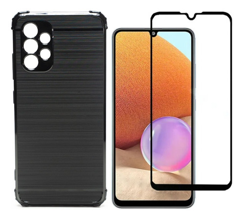 Capinha Anti-impacto + Película Vidro 3d Para Galaxy A32 4g