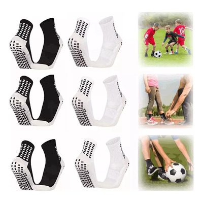 6 Pares De Calcetas Antideslizantes Para Fútbol