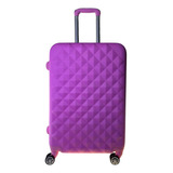 Mala De Viagem Rodinha Media 23kg Em Abs Rígida Cor:rosa 2