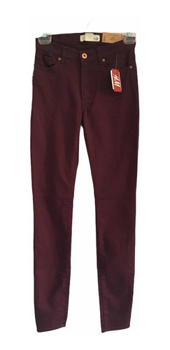 Pantalón Para Dama Color Vino, Talla 4, Marca H&m