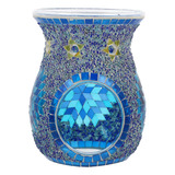 Uonlytech - Quemador De Aceite De Mosaico De Cristal Bohemio