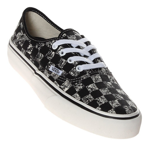Tênis Authentic Sf Distressed Checkerboard Unissex.