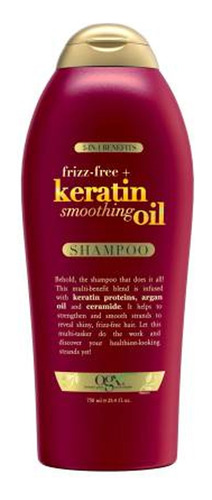  Shampoo Ogx Keratin Oil Aceite De Queratina 750 Ml