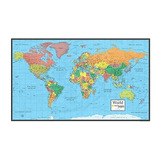 Mapa Mundial De Paredes 30x48 De Smithsonian Journeys - Edic