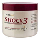 Shock3 Regenerador Instantâneo Ômega 3/6 Nutrahair 500g