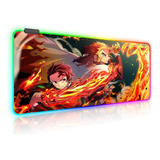 Mousepad Antideslizante Gzeszt, Diseño Anime, 80x40 Cm, Rgb