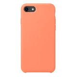 Capinha Case Silicone Compativel Com iPhone 7 / 8 / Se 2020 Cor Pessego