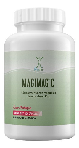 Suplemento En Cápsula Natural Slim  Magimag C Citrato De Magnesio En Pote De 49g 100 Un