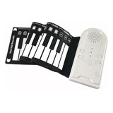 Piano Electrónico Portátil J De 49 Teclas, Flexible Y Enroll