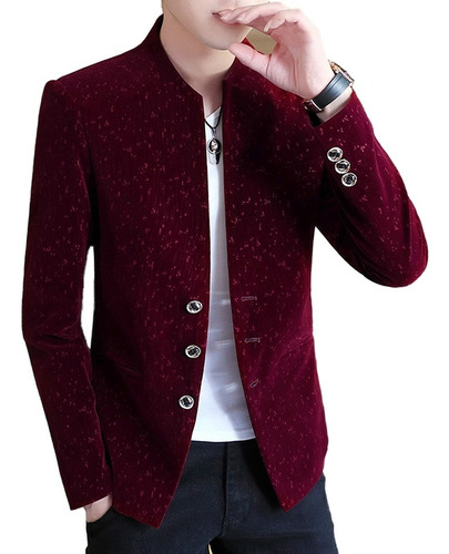 Blazer Trajes Saco Diseño Coreana Moda Lindo For Caballeros