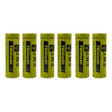 Kit 6 Bateria 26800 Para Lanterna V3 Li-ion 3,7-4,2v 7800mah