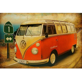 Quadro Decorativo - Kombi Retro - (h029)