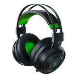 Auriculares Gamer Inalámbricos Razer Nari Ultimate For Xbox One Negro Y Verde