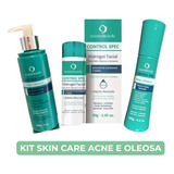 Kit Cosmobeauty 3 Produtos Skin Care Acne E Oleosa