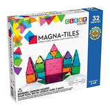 Magna-tiles Clear Colors - Juego De 32 Piezas