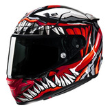 Casco Moto Hjc Rpha 12 Venom Marvel Pista Edición Especial